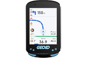 GEOID CC600 Color Screen Bike/Cycling Computer Wireless - Route Navigation with Re-Route Planing, WiFi & Bluetooth, Fast 5s GPS Positioning, Free Indoor Training
