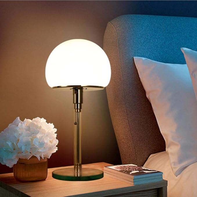 Simple Bedside Lamp Table Lamp Creative Retro Glass Living Room Bedroom