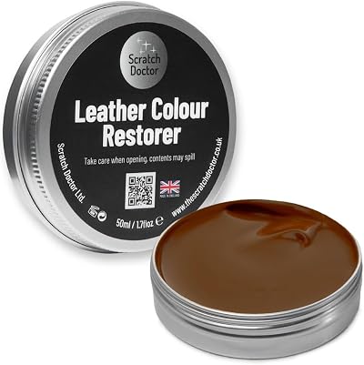 The Scratch Doctor Leather Colour Restorer Chocolate 50ml