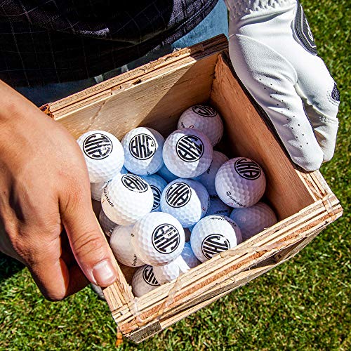Man Crates Personalized Golf Balls Crate Includes 30 Monogrammed Golf