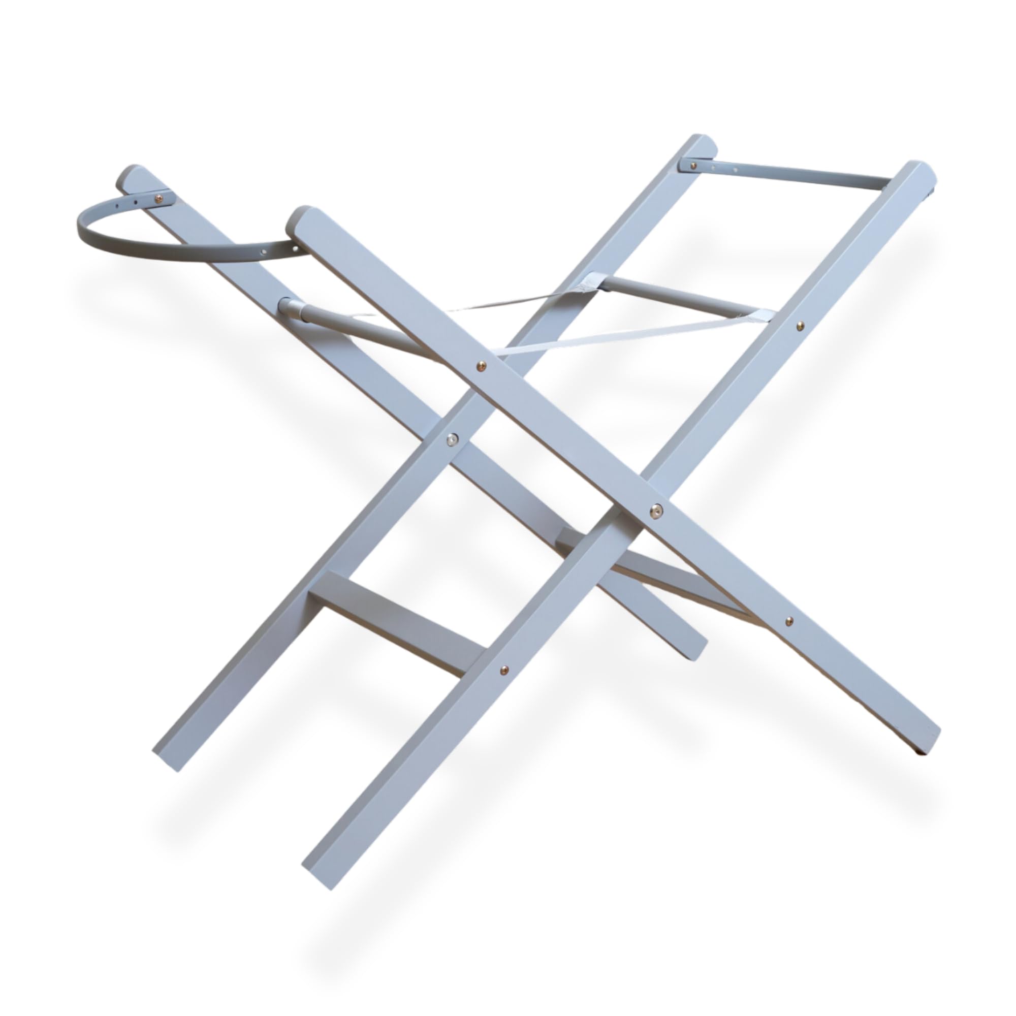 Clair de Lune Self Assembly Natural Moses Basket Folding Stand