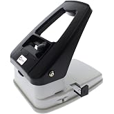 Bodno 3-in-1 ID Badge Slot Punch, Steel, Handheld, for PVC Cards and Badge Printers, Black