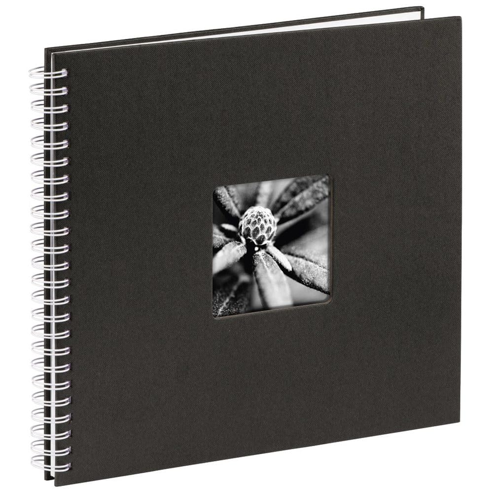 Hama Fine Art Spiral Album, 36x32 cm, 50 White Pages, Black โ image 1