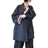 NFYM Women Hanten Cotton Jacket Japanese Kimono Style Warm Quilted Winter Coat