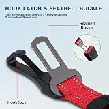 IOKHEIRA Dog Seat Belt Car Harness ISOFIX LATCH Safety Belt Buckle view 2