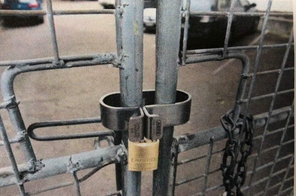 Porte-cadenas - ABUS - 131/140 GateSec - Protection clôtures de chantier - Acier cémenté - Anti-corrosion - Image 5