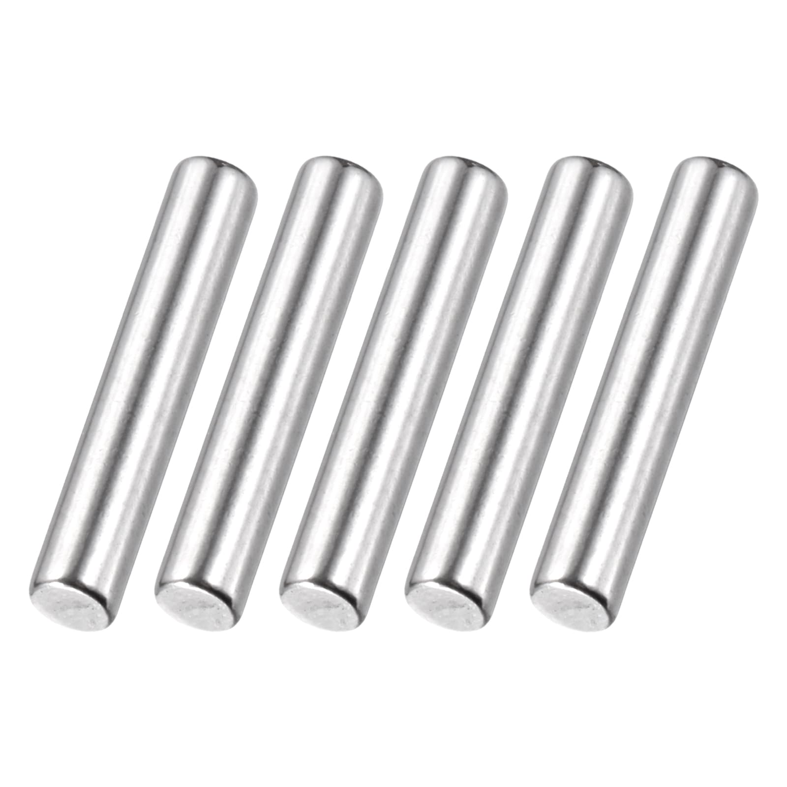 sourcing map 60 Pack RC Wheel Axle Pin, 3x12mm Steel Hex Wheel Hub Nut Pin Replacement for DIY RC Car Truck Boat Helicopter Model Part, Silver