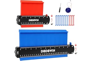 dodowin Contour Gauge 2 Pieces, Gifts for Men Husband Dad Him, Profile Outline Shape Duplicator for Tile Laying Carpenter, Woodworking Tools for Flooring, Anniversary Birthday Gift ldea, Home Gadget
