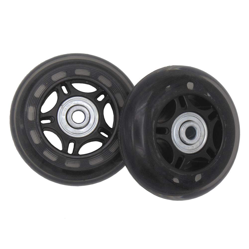 Leen4You Luggage Suitcase Replacement Wheels With Screws Axles Repair Tool for Luggage Suitcase Trolley,Skate Replacement Wheels(Pack of 2)
