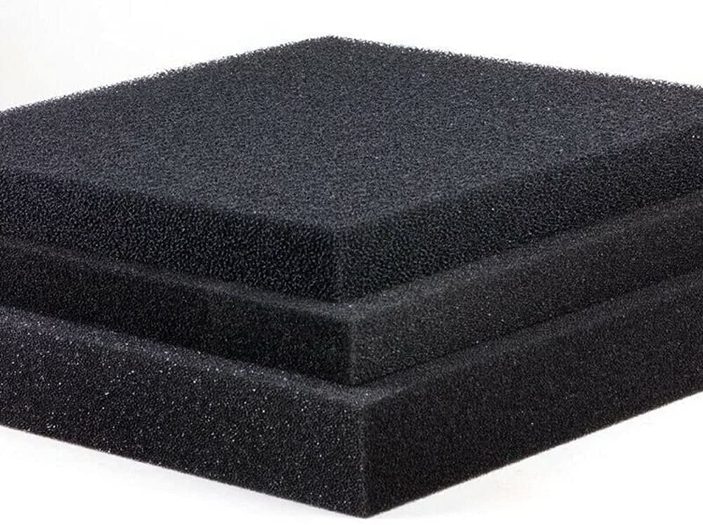 SHUNTING Bio-cotton Filter High-density Sponge Foam Pool Aquarium Fish Tank Water Filter Cotton (25PPI-50x50x4cm)