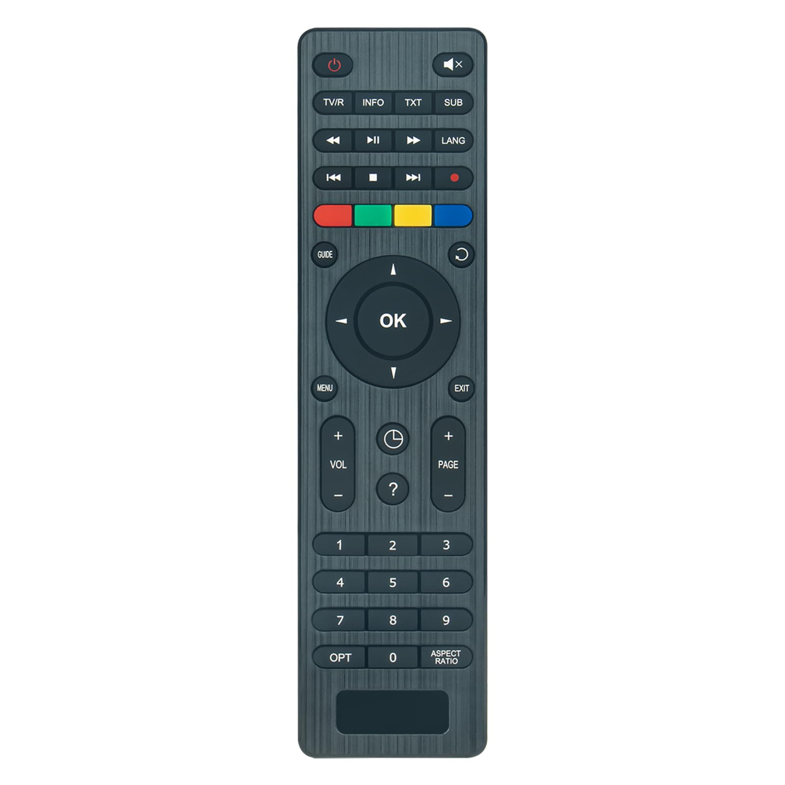 VINABTY New Remote Control Replacement fit for L-Box V1,V2,V3 L- Box - Teleprom TV -Nasche TV Nika TV, Skyter mini 3D Remote Controller