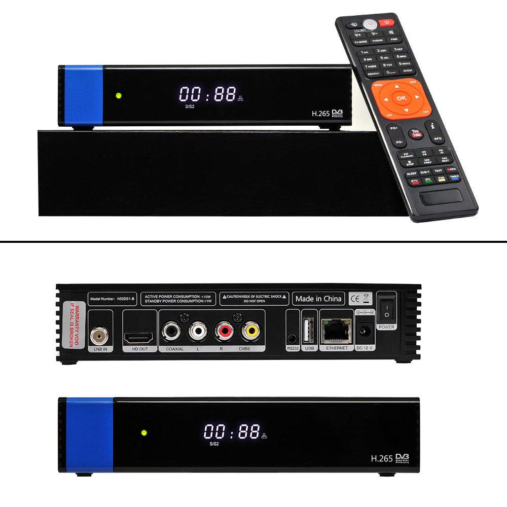 GTMEDIA V8 NOVA TV Satellite Receiver, Full HD 1080P DVB-S2 Digital TV Receiver Digital Video Broadcasting Receptor Built-in WiFi for Home Vedio