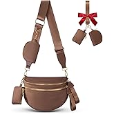 Cross Body Bag for Women Bum Bag Checkered Belt Bags Fanny Packs for Girls Travel Purse Fashion Waist Packs Crossbody Nylon Purse Trendy Shoulder Bags for Womens