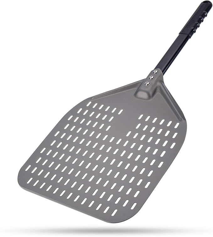 Perforated Pizza Peel, G.a HOMEFAVOR 12 x 14 Inch Rectangular Pizza