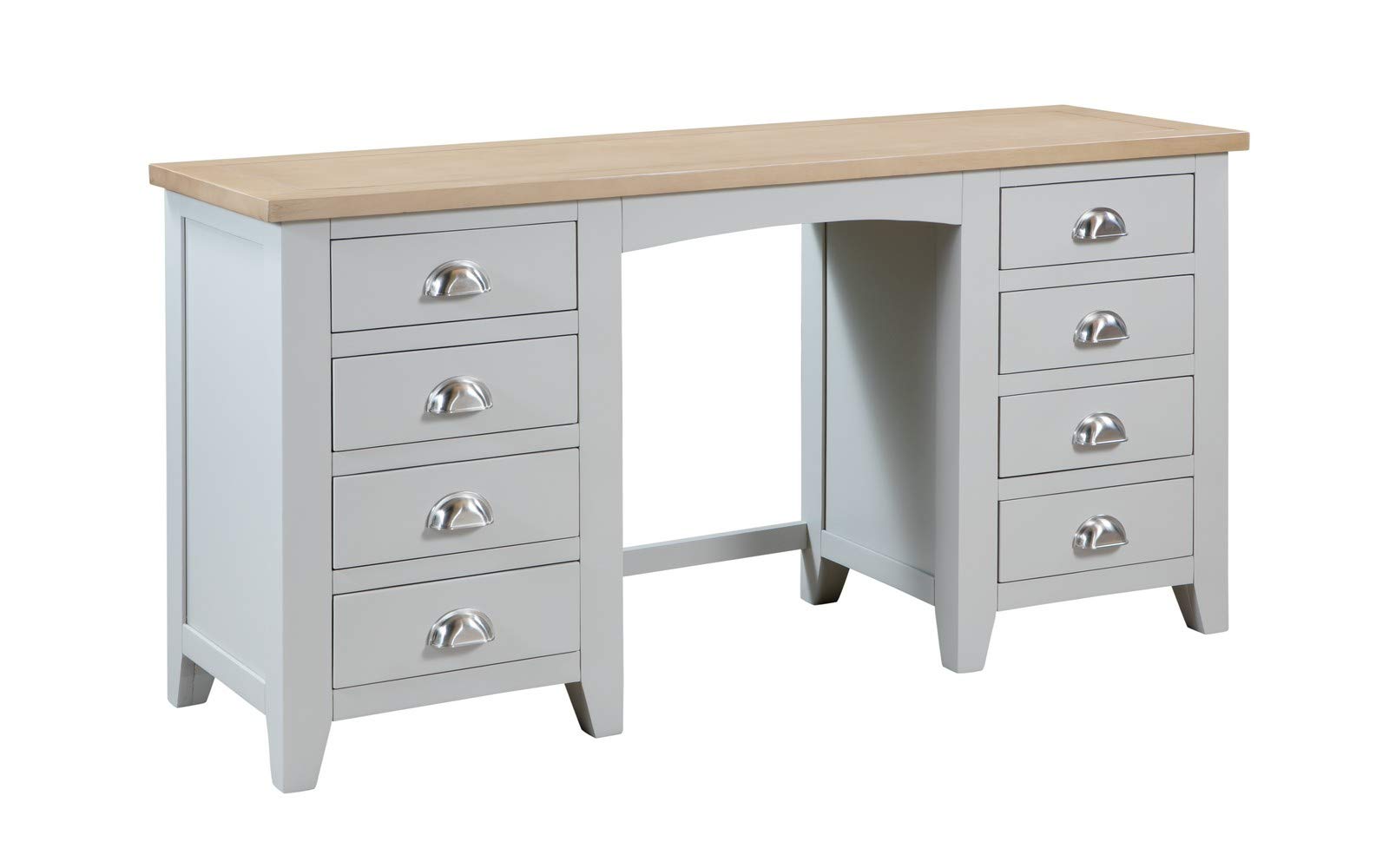 Julian Bowen Richmond Twin Dressing Table, Oak, one size