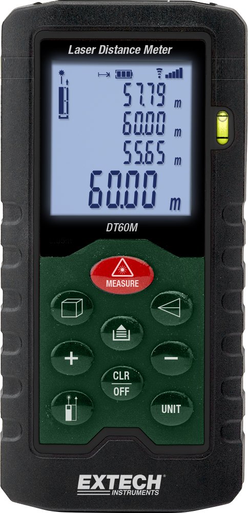 Extech DT60M Laser Distance Meter, Green