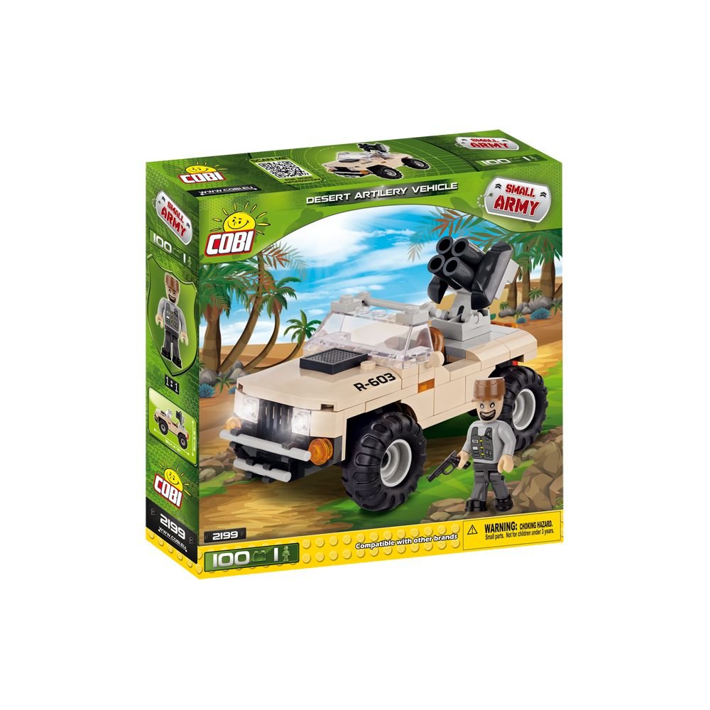 Cobi 2199 Small Army Desert Artilery Vehicle, 100Stk