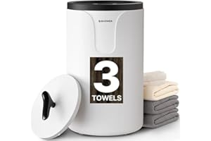 USHOWER Towel Warmers for Bathroom, Fast-Heating Towel Warmer Bucket for Spa, Auto Shut-Off, Fits Two 40''x70'' Oversized Towels, Blankets, Bathrobes, PJ's and More, ldeal Gift for Family, 20L