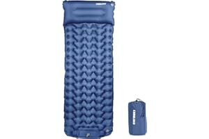 CAMULAND Sleeping Pad for Camping Backpacking Hiking 77.1" x 27.9" Self Inflating Mattress Ultralight Sleeping Mat Inflatable Air Bed