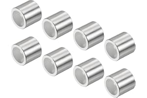 M METERXITY 8 Pack Spacers - Inline Axle Bearing Spacer Washers Aluminum Hardware, Apply to Roller Skating/Outdoors (8mm ID, 