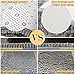 Screaming Mom Non Slip Bathroom Rugs, Thickened and Environment-Friendly Bath, Kitchen, Guest Room Mat - Gray 16 x 24 Inches