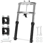 RZEOZU Mini Bike Front Suspension Forks Kit Replacement for Colemen CT200U | 7/8 22mm Handlebar Risers for CT200U-EX BT200X Axis M200 Minibike 196cc Shock Absorber Powersports Accessories Parts