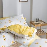 Loussiesd Floral Duvet Cover Set Kids Girls Women 2 Pillow Shams King view 5