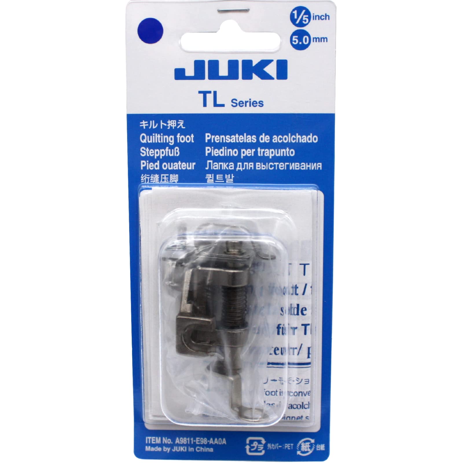 Photo 1 of Juki 1/5" Free Motion Quilt Foot for All TL Series Machines
