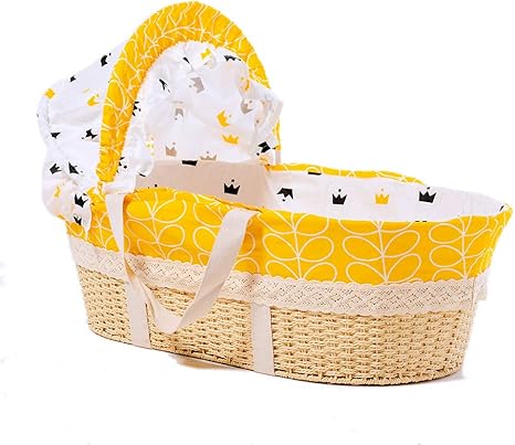 straw moses basket