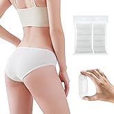 20/10/5 Pack Women's Disposable 100% Cotton Underwear Ladies Briefs Panties for Travel Hotel Spa Hospital Stays Emergencies