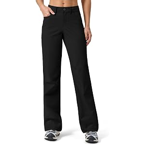 Willit Women's Hiking Pants Quick Dry UPF 50+ Stretch Travel Work Pants with Pockets Lightweight Water-Resistant 29"/31"/33"