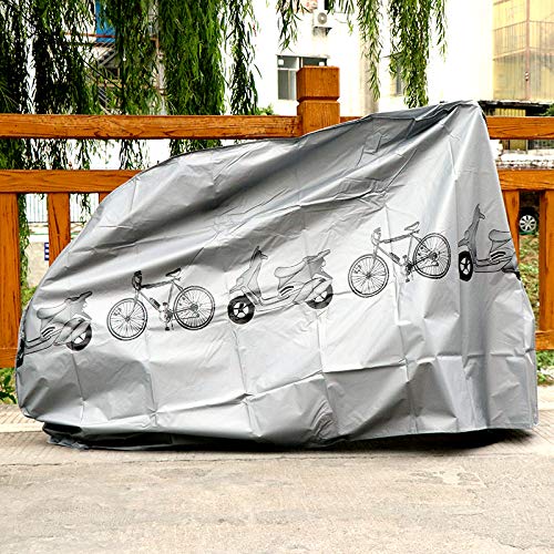 GOSONO UV protector cover dustproof Bike Rain Dust Cover Waterproof Outdoor Gray For Bike Bicycle Cycling - Thumbnail 6