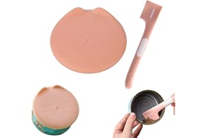 Sheldamy 2 Pack Pet Food Can Supplies, Cat and Dog Canned Goods Lid Cover, Silicone Mixing Spoon for Scraping Wet Food