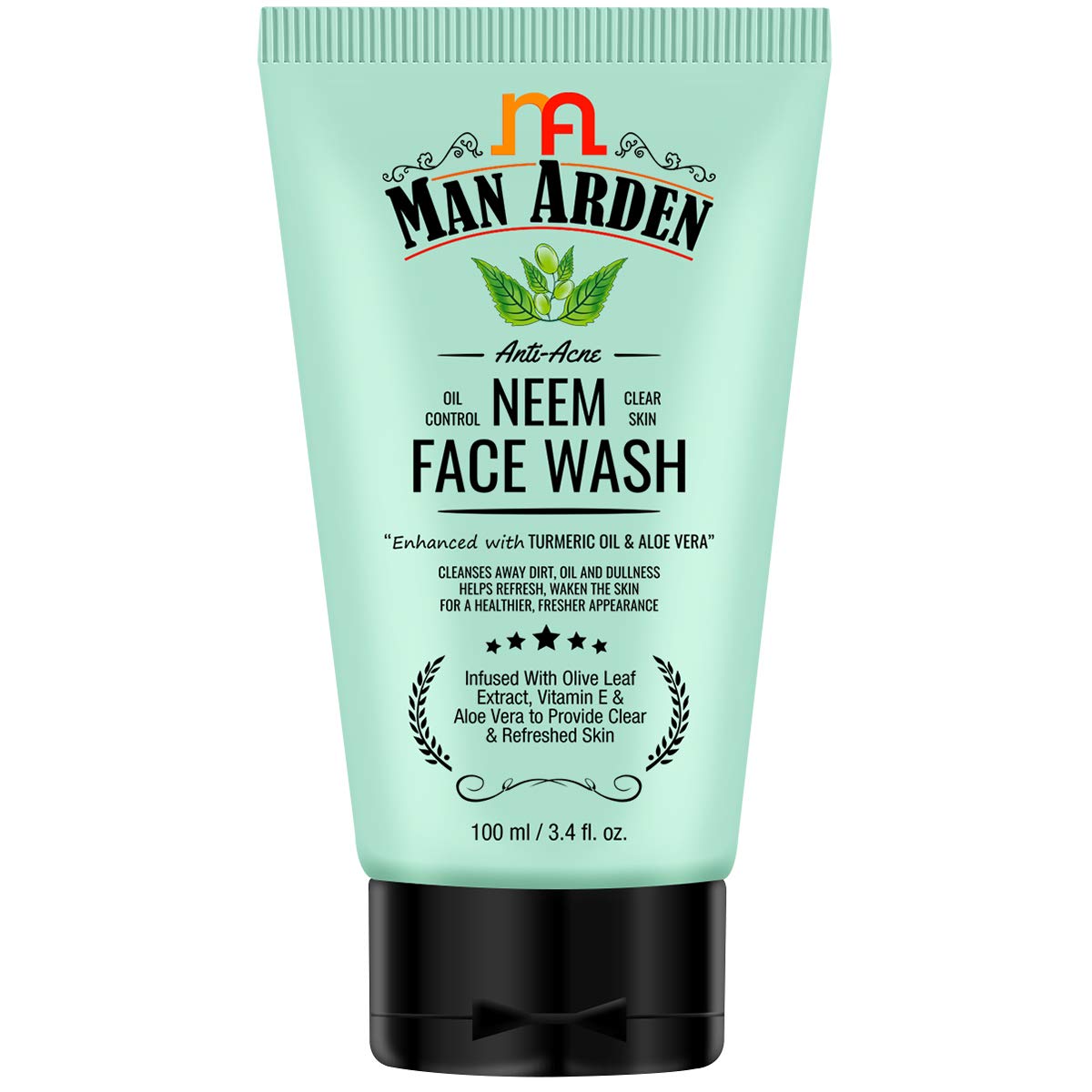 man arden face wash