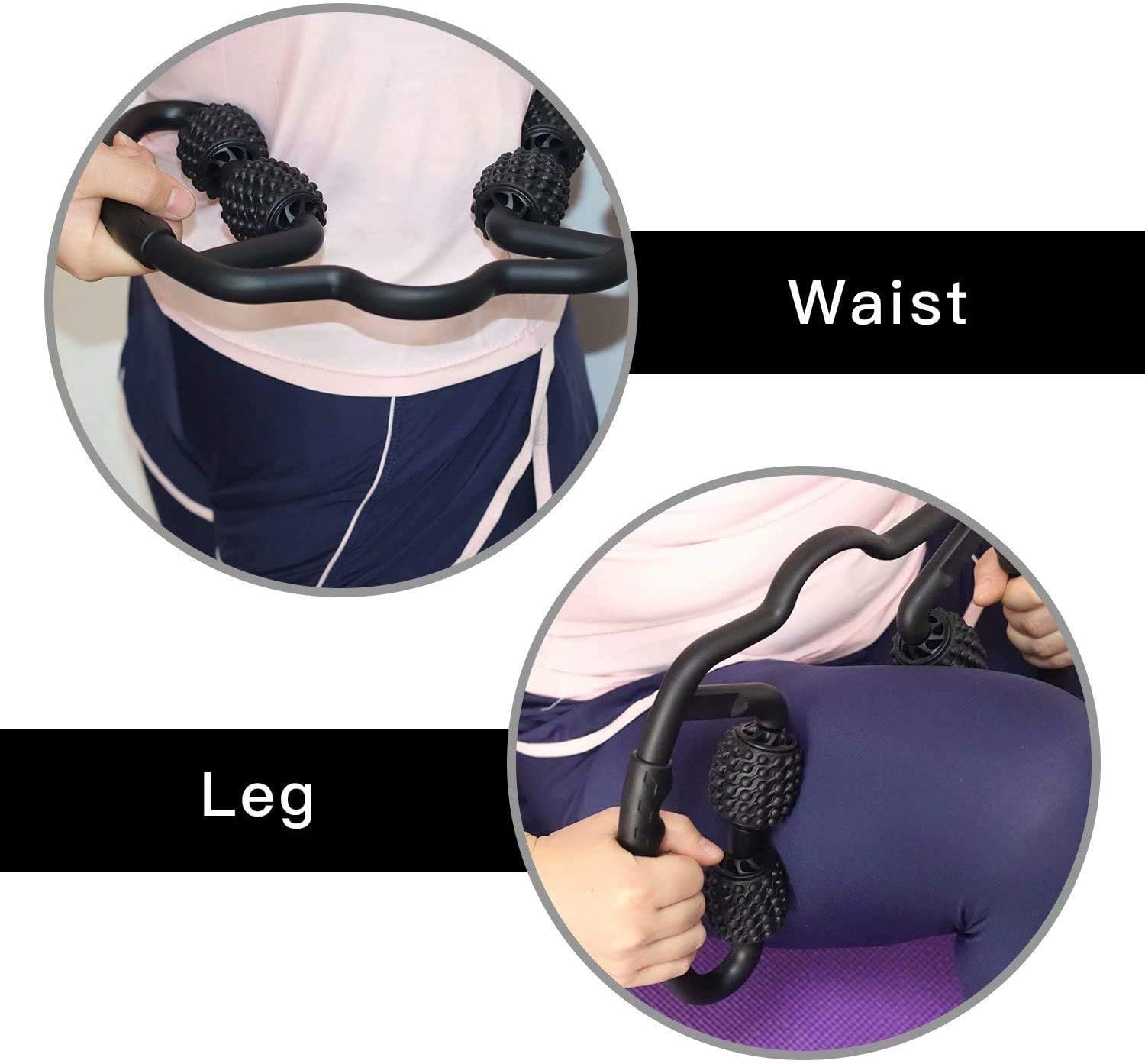 Muscle Roller, Trigger Point Muscle Roller for Calves, Leg, Arms, Tennis Elbow and Golfer Elbow, Foam Roller Deep Massage Tool for Relieve Muscle Soreness, Stiffness and Tight Muscles: Health & Personal Care