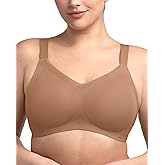 HSIA Bra for Women No Underwire - Full Coverage Crossover Seamless Bra with Support Comfort, Small to Plus Size