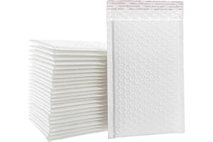 AM-Ink 500 Pcs #0 6x10 Poly Bubble Padded Envelopes Mailers Self Adhesive Shipping Bags