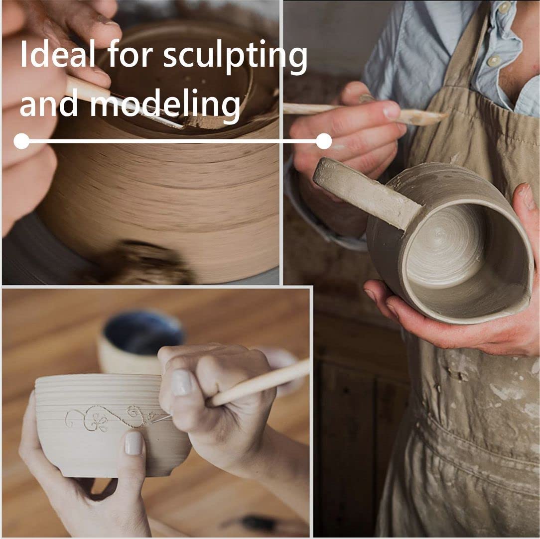 Old Potters Mid High Fire White Stoneware Clay for Pottery | Cone 5-10 | Ideal for Wheel Throwing, Hand Building, Sculpting | Great for All Skill Levels | Greenware Clay, 10 lbs.