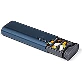 mbarc XL 7 Day Weekly Pill Organizer – Extra Large Capacity Pill Box - Premium Pillcase (XL, Matte Blue)