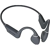 Raycon Bone Conduction Headphones Bluetooth - Open Ear Running Headphones, Sweat & Water-Resistant Earbuds with Mic for Sports & Workouts, 13hr Playtime (Gray)