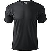 Boladeci Men's Swim Shirt Short Sleeve UPF 50+ Sun Protection SPF UV Moisture Wicking Lightweight Quick Dry Rash Guard