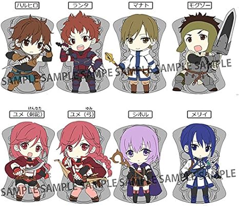 Amazon 灰と幻想のグリムガル フレームインラバーストラップ Box アニメ 萌えグッズ 通販