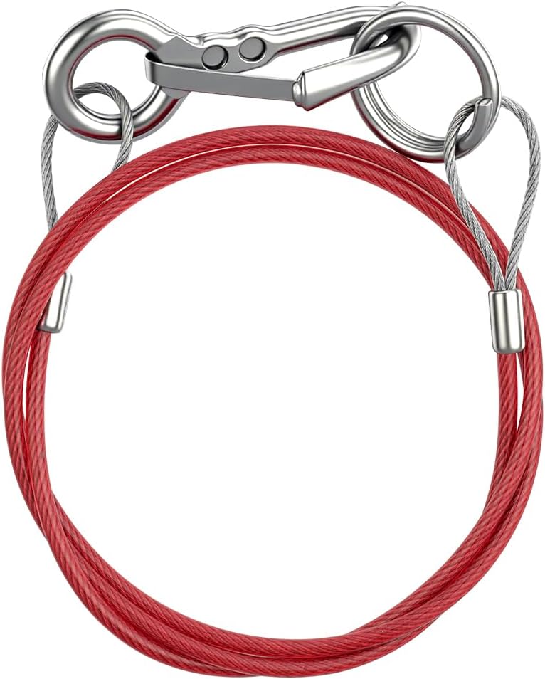 URAQT Breakaway Cable Steel 1m 4mm Wire Towing Caravan Break Away