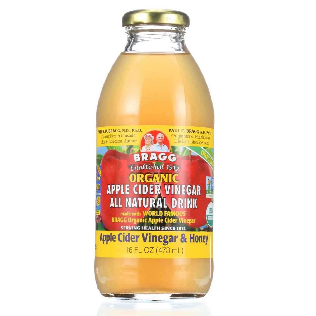 Bragg Organic ACV/Honey Apple Cider Vinegar Drink, 16
