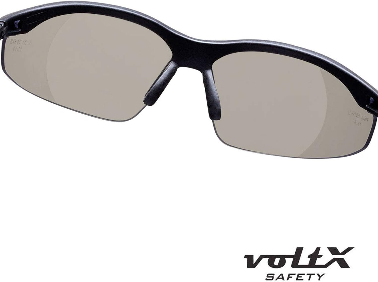 voltX 'Constructor' SAFETY READERS Full Lens Reading Safety Glasses UKCA & CE EN166f certified (+1.0 Dioptre, Smoke) - Image 5