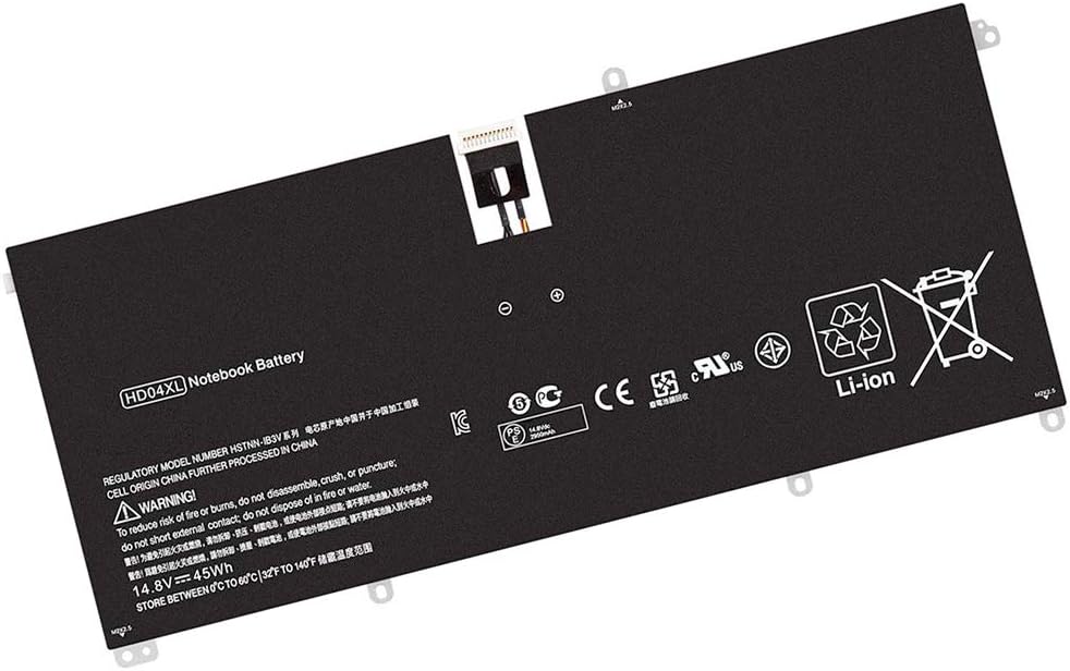 XITAIAN 14.8V 45Wh HD04XL 685866-1B1 685866-171 Replacement Laptop Battery for HP Envy Spectre XT 13-2120tu 13-2021tu 13-2000eg