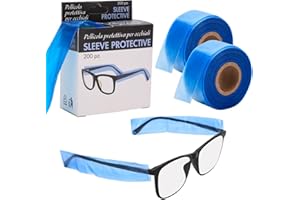 BARBERTOP Disposable Eyeglass Sleeves For Glasses – Covers For Eye Glasses Against Hair Color Dye, 200 Per Pack