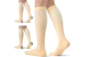 FITRELL 3 Pairs Compression Socks for Women and Men 20-30mmHg- Support Socks for Travel, Running, Nurse, Knee High Socks, Cal