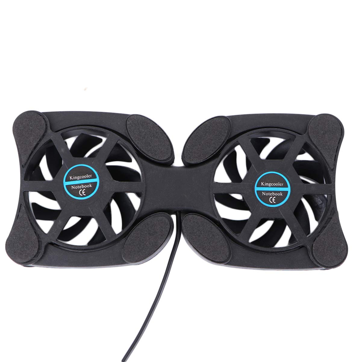 SOLUSTRE Laptop Cooling Pad, Laptop Cooler with Adjustable Stand, USB Laptop Cooling Fan with Adjustable Speed Great for Laptop Tablet Phone