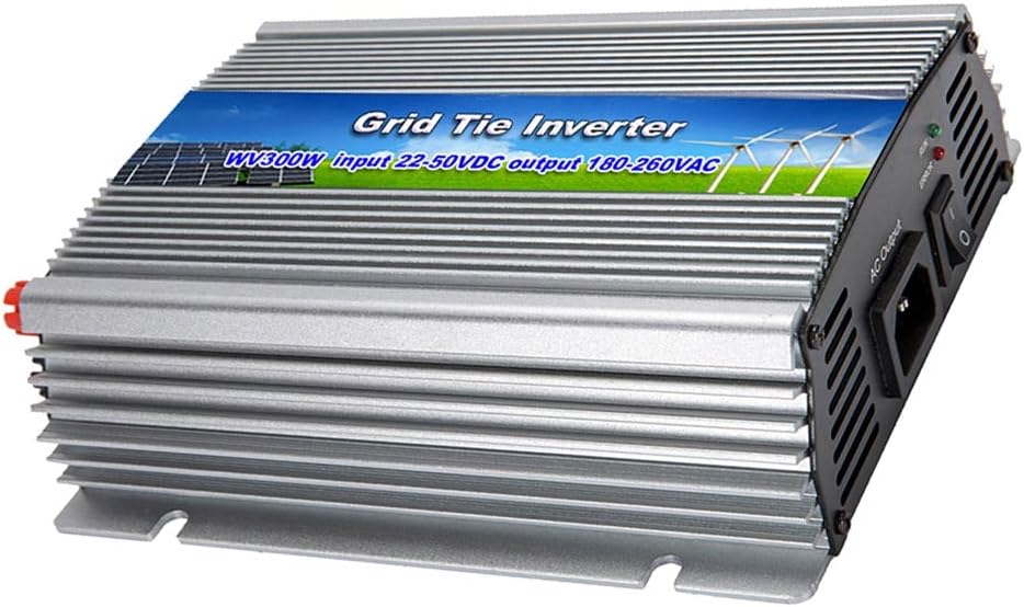 300W Solar Grid Tie Inverter Pure Sine Wave Dc22-50V To Ac180-260V For Solar System, High Efficiency, Easy Installation